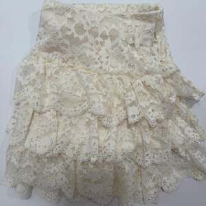 Windsor cream lace mini skirt